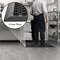 GRIDMANN Rubber Floor Mats, Anti-Fatigue Drainage Mats, Non-Slip and Grease Resistant for Restaurants, Commercial Kitchens, Bar Floors, Black